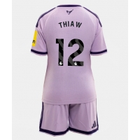 Camiseta Newcastle United Malick Thiaw #12 Tercera Equipación Replica 2026-27 para niños mangas cortas (+ Pantalones cortos)